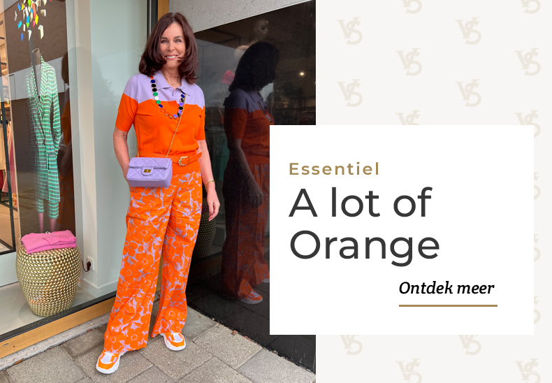 a lot of orange