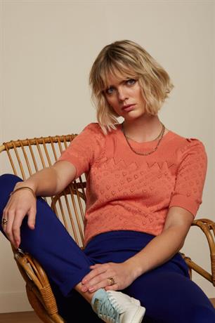 Bella knit top heart