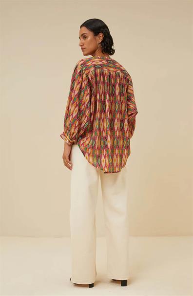 Blouse Lucy summer ikat print