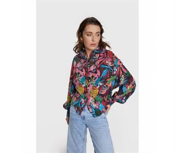 Blouse Wild print cirkle blouse