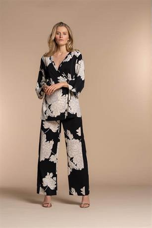 Broek 31151-26 pants bi-color flower