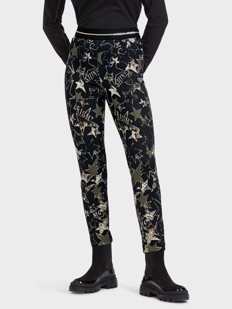 Broek SOFIA in ster-print