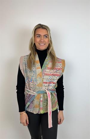 Gilet Emery sequins kantha vest