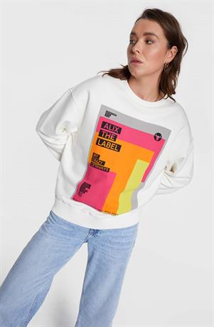 Trui Knitted graphic sweater