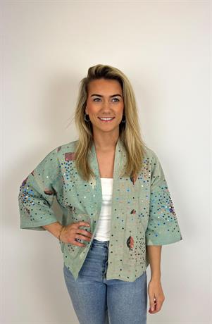 Vestjas Tyler sequins kantha