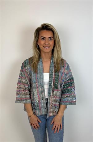 Vestjas Tyler sequins kantha